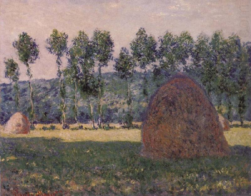Haystacks,Night Effect, Claude Monet